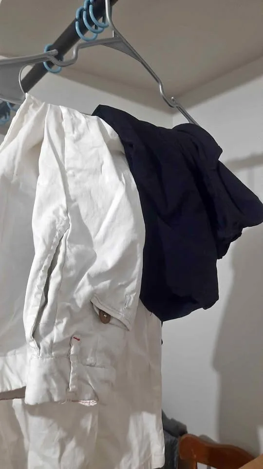 Ladies white pant, 2 crop tops, each 15 cad, open to offers