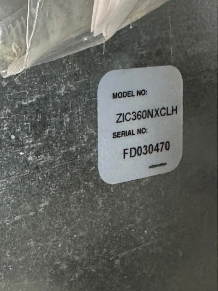 G&E Monogram 36” build in bottom freezer image indicator(10)