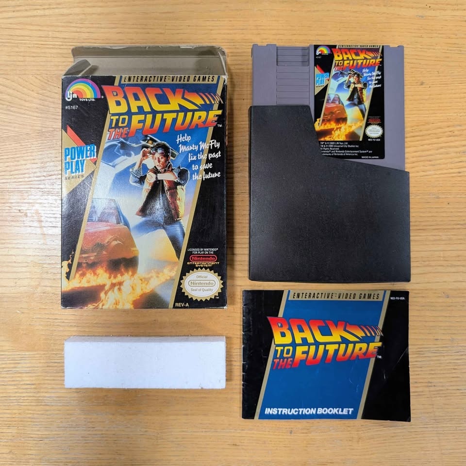 Back to the Future - Nintendo NES Game CIB - photo 2