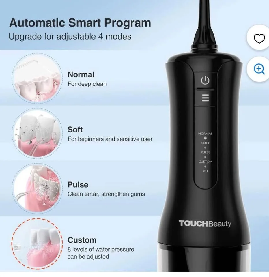 Touchbeauty TB-2223W Cordless Water Flosser image indicator(2)