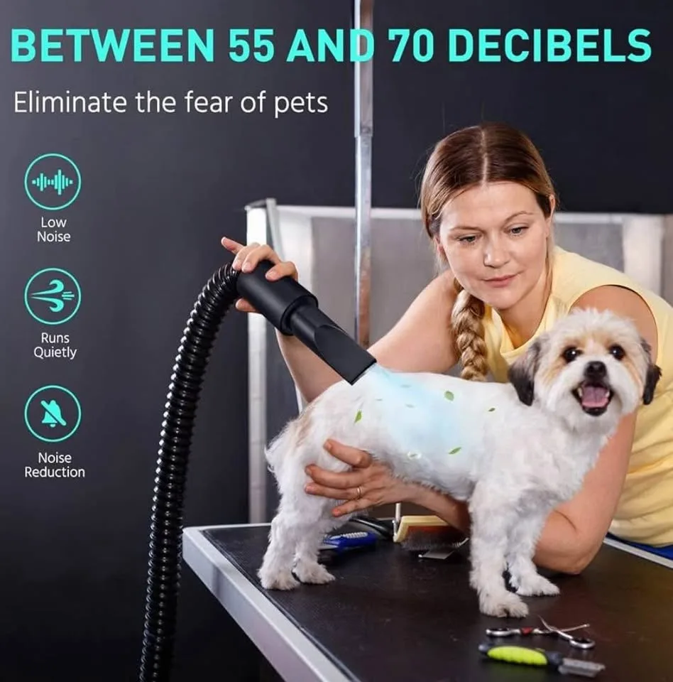 DOPICT Pet-Hair-Dryer, Dog Dryer with 5 Nozzle 5.2HP/3800W image indicator(3)