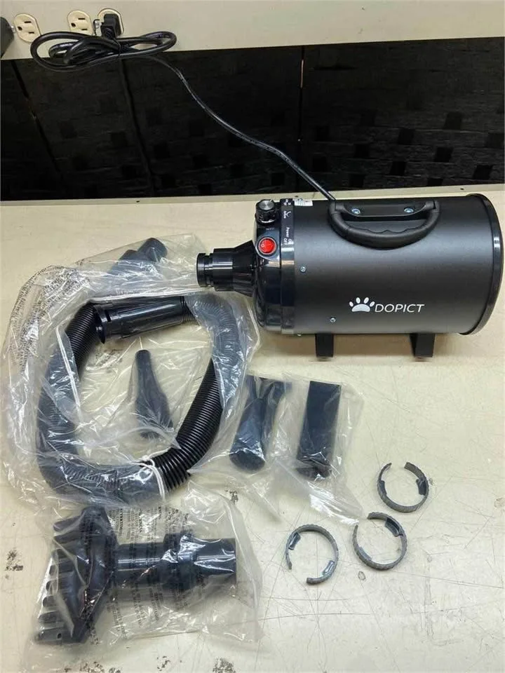 DOPICT Pet-Hair-Dryer, Dog Dryer with 5 Nozzle 5.2HP/3800W image indicator(7)