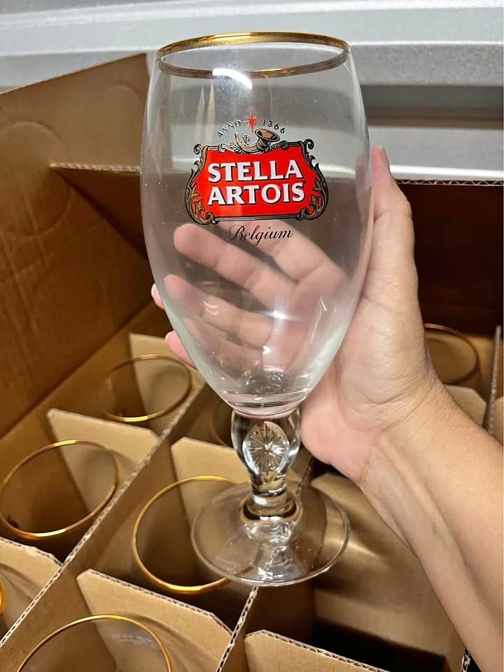 Stella Artois Chalice Glass 50cl – Large Size - Brand New