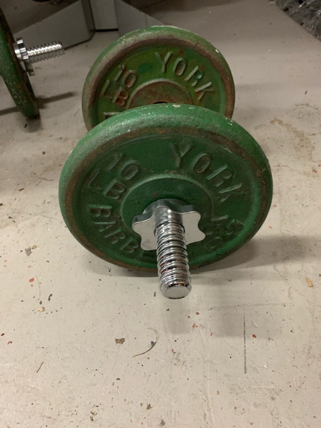 York 10 lb Dumbbells - photo 2