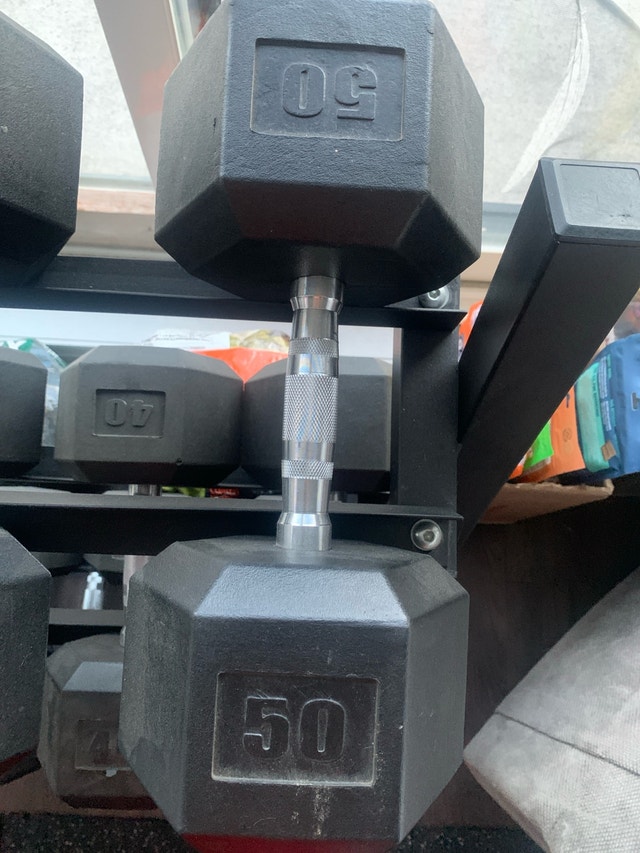 Hex Dumbbell Set with Rack - photo 2