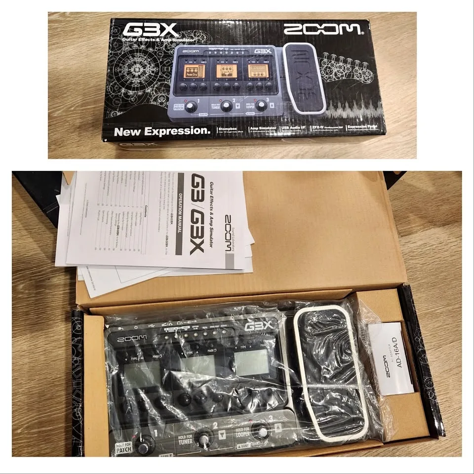 Zoom G3X - Stompbox/Amp Modelling Console - New