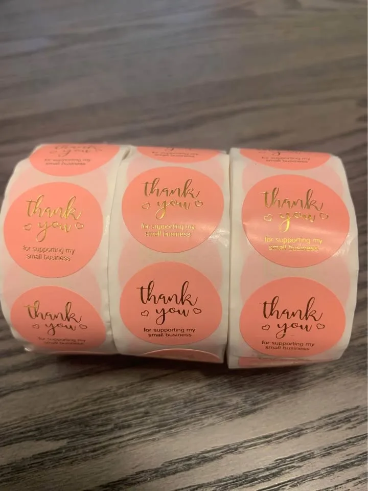 Fun & Colorful Thank You Stickers – 500/roll image indicator(3)