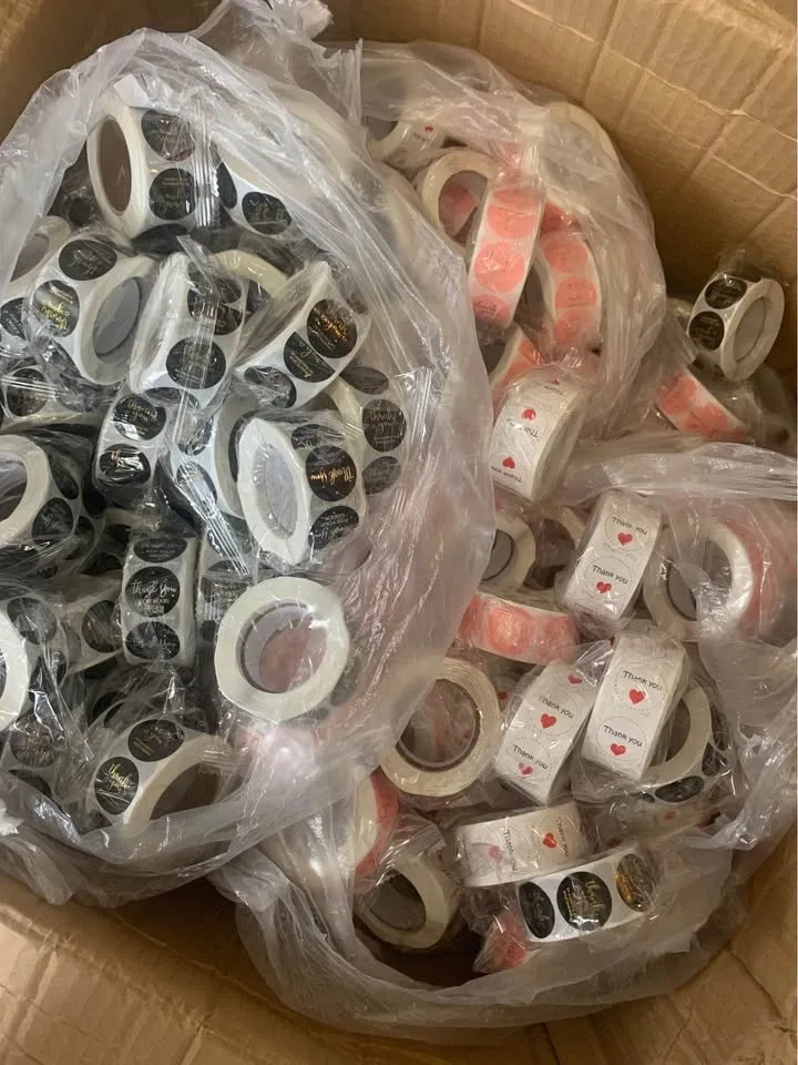 Fun & Colorful Thank You Stickers – 500/roll image indicator(5)