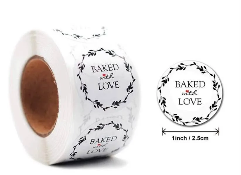 500-Pack Thank You Labels – Best Deal for Small Biz Owners! image indicator(7)