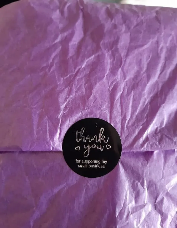 500-Pack Thank You Labels – Best Deal for Small Biz Owners! image indicator(9)