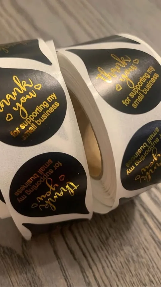 🌟 Must-Have for Every Etsy Seller – 500 Thank You Stickers! image indicator(3)