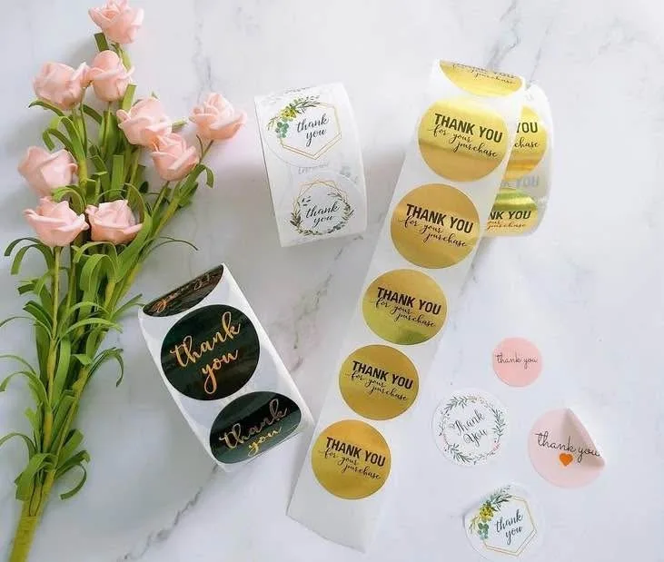 🌟 Must-Have for Every Etsy Seller – 500 Thank You Stickers! image indicator(7)