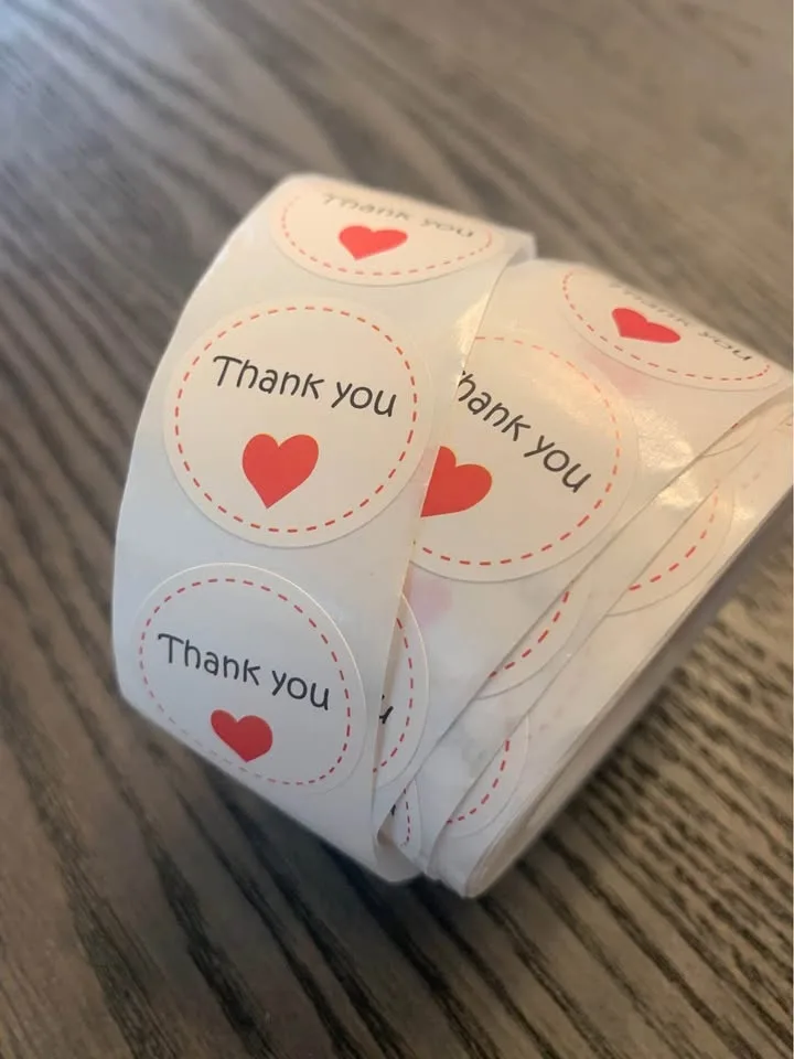 Seal It with Style – 500 Thank You Stickers for Small Businesses image indicator(3)