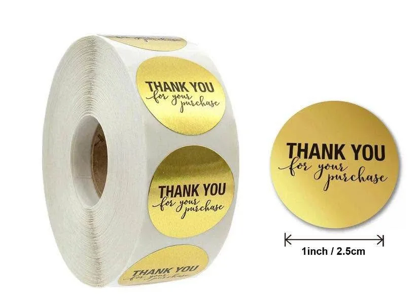 Seal It with Style – 500 Thank You Stickers for Small Businesses image indicator(4)