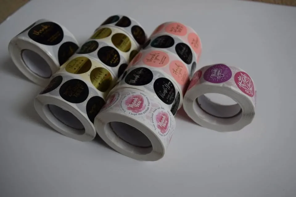 Seal It with Style – 500 Thank You Stickers for Small Businesses image indicator(8)