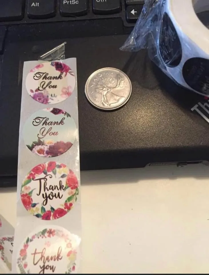 Seal It with Style – 500 Thank You Stickers for Small Businesses image indicator(9)