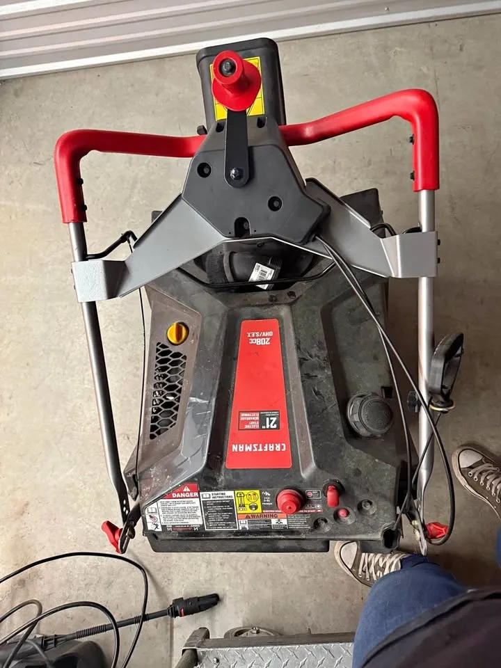 21 inch craftsman electric start snowblower