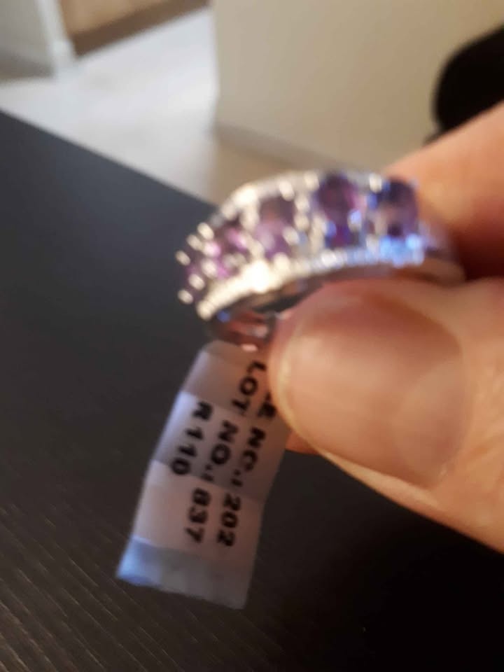 .925 sterling silver amethyst ring - photo 2