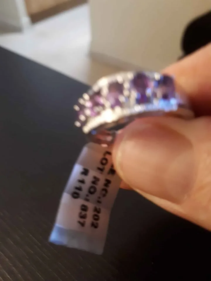 .925 sterling silver amethyst ring image indicator(2)
