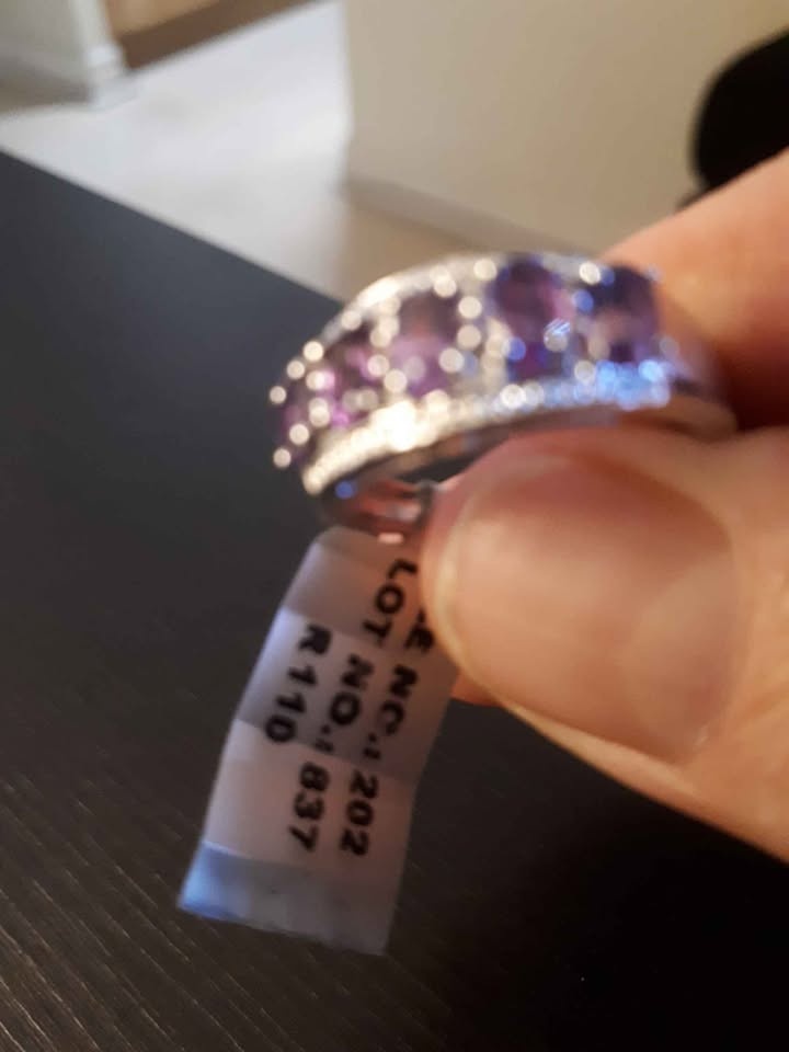 .925 sterling silver amethyst ring - photo 3
