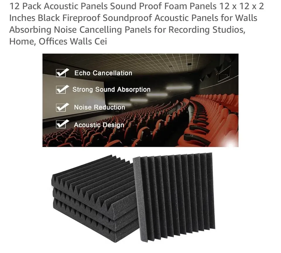 Black acoustic panels 12pack image indicator(3)