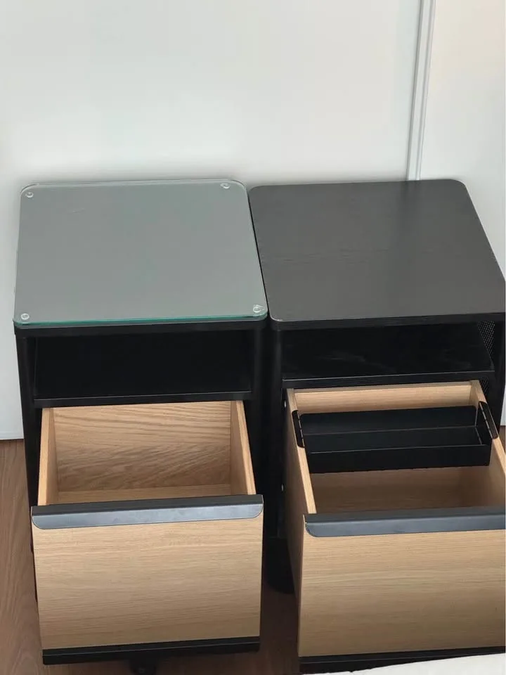 2 IKEA Bekant Drawer Storage Units - Mesh Black ($100) image indicator(3)