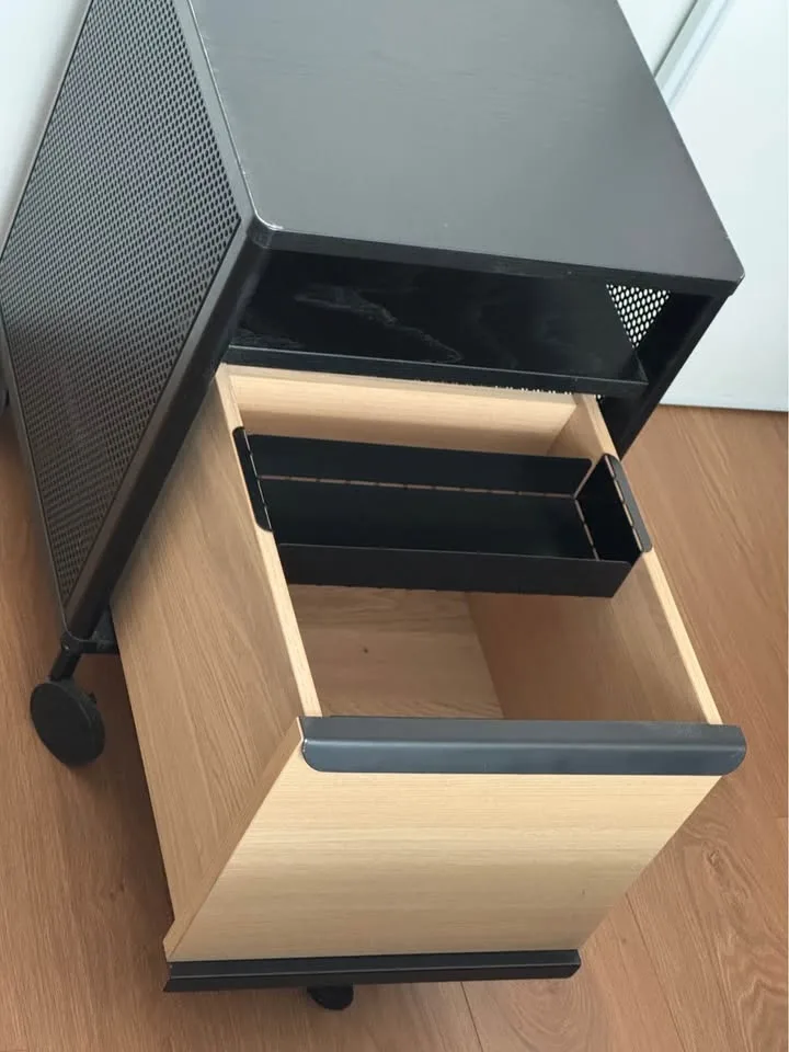 2 IKEA Bekant Drawer Storage Units - Mesh Black ($100) image indicator(9)