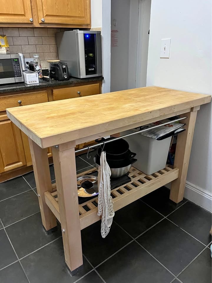 IKEA - GROLAND wooden kitchen island