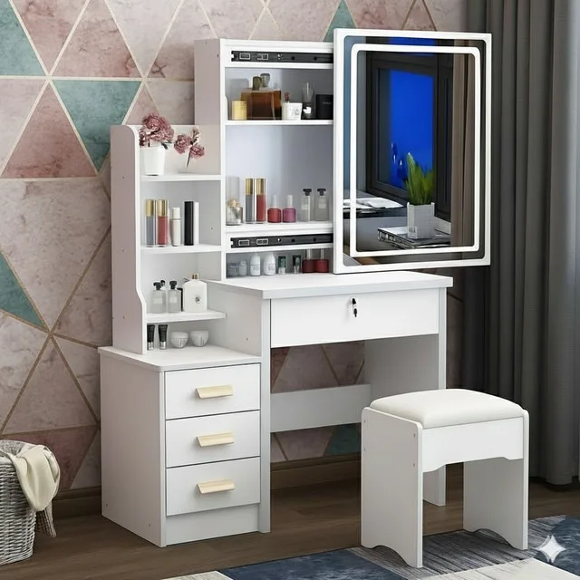 vanity set makeup table thumbnail