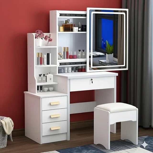 Makeup vanity set new and sealed thumbnail