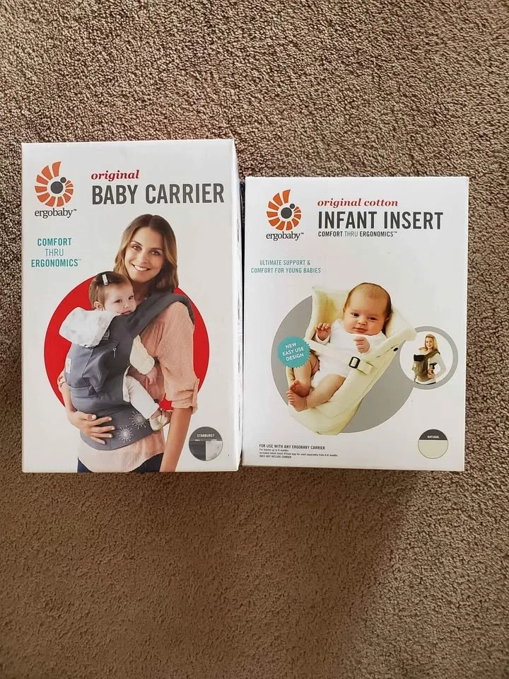 Ergobaby Baby Carrier and infant insert