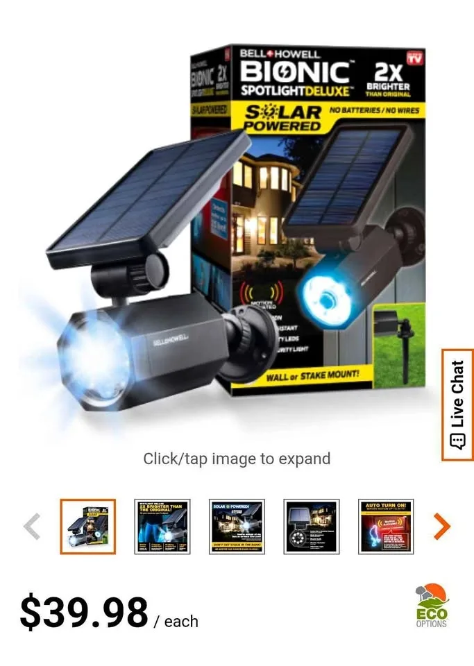 Bell Howell solar light