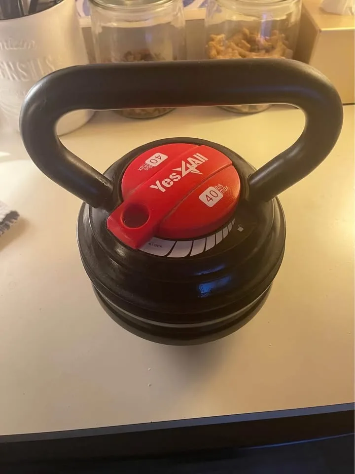 Yes 4 All 40LB Adjustable Kettle Bell image indicator(2)