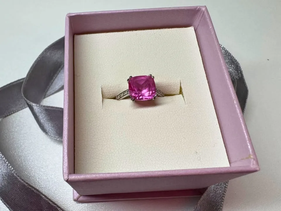 Michael Hill Pink Sapphire Ring Lab Created - $350 image indicator(3)