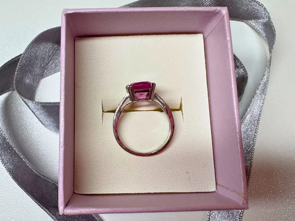 Michael Hill Pink Sapphire Ring Lab Created - $350 image indicator(4)