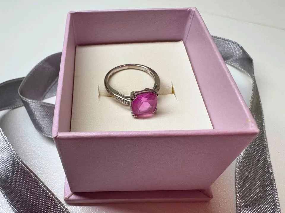 Michael Hill Pink Sapphire Ring Lab Created - $350 image indicator(5)