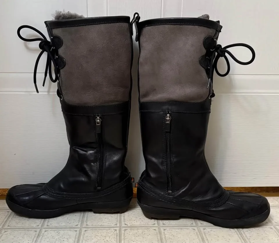EUC. Ugg Belcloud Tall Waterproof Boots - Size 7.5 image indicator(5)