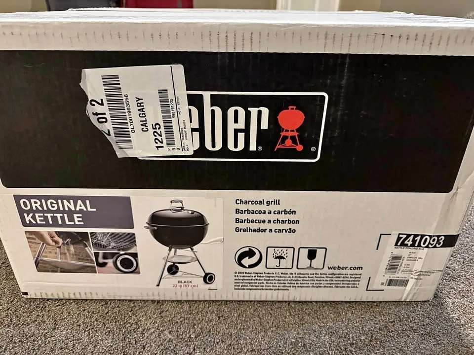 Charcoal Grill Bbq WEBBER Brand New (UNOPENED )