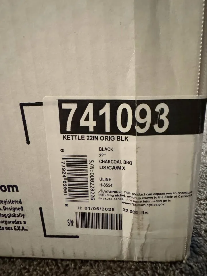 Charcoal Grill Bbq WEBBER Brand New (UNOPENED ) image indicator(2)