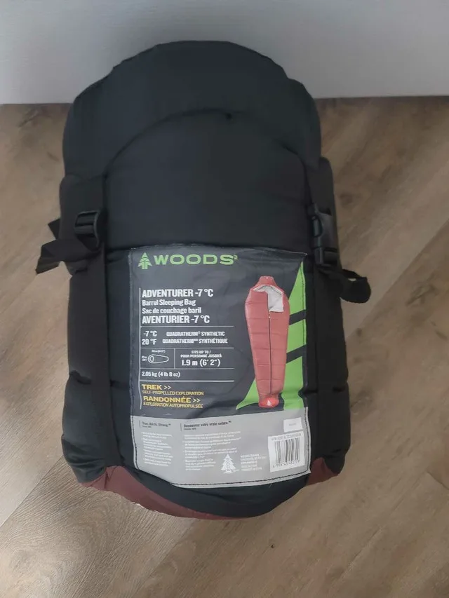 WOODS Adventurer Barrel Sleeping Bag (rated for -7°C) image indicator(3)