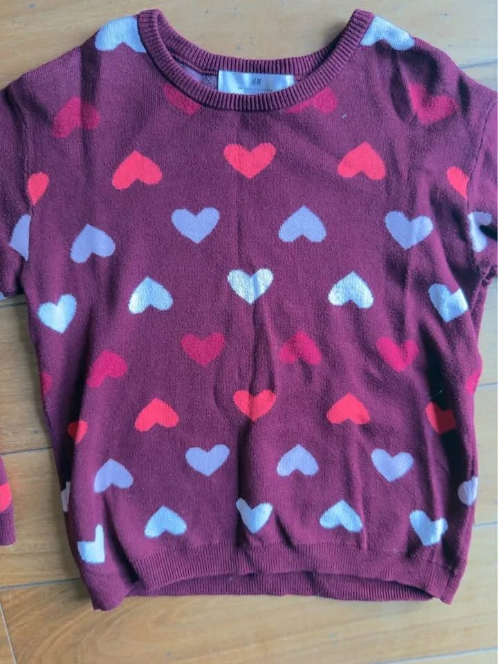Girls Heart Sweater image indicator(2)