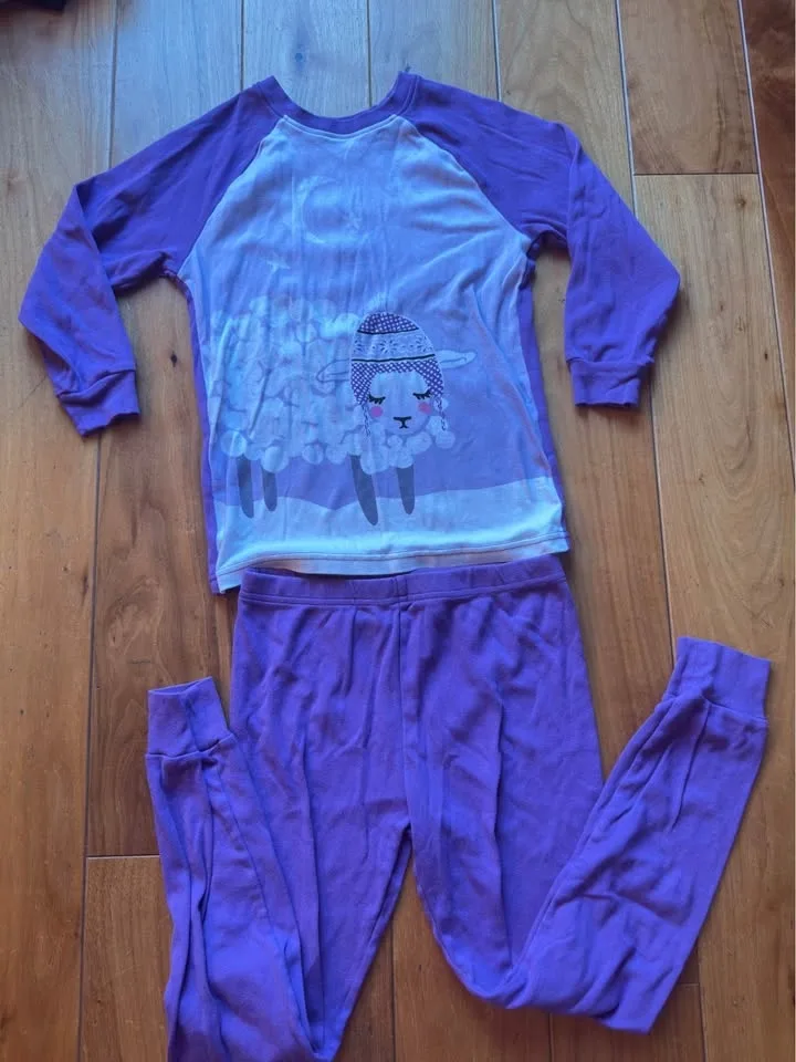 Girls Winter Theme Cotton Pajamas image indicator(3)