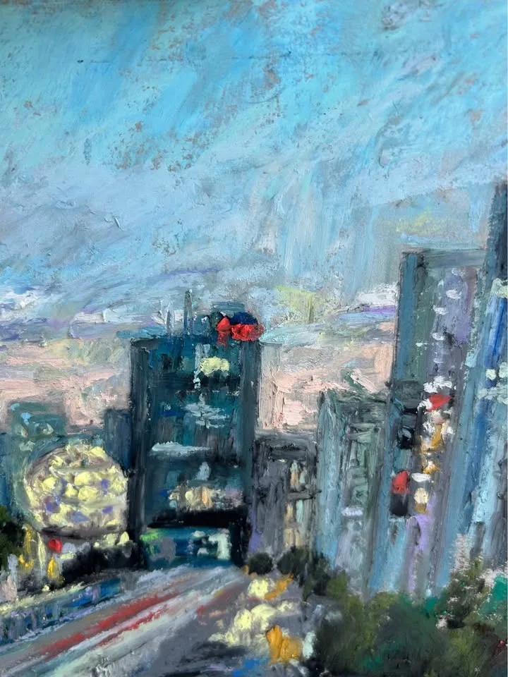 "Downtown" Original Pastel Painting image indicator(5)