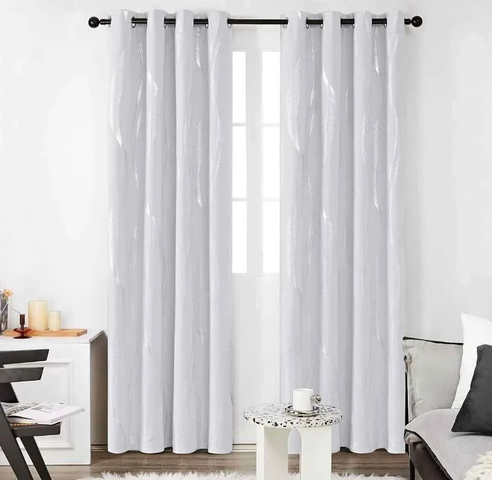 Blackout Curtains, Thermal Insulated Grommet Window Drapes, Bedr