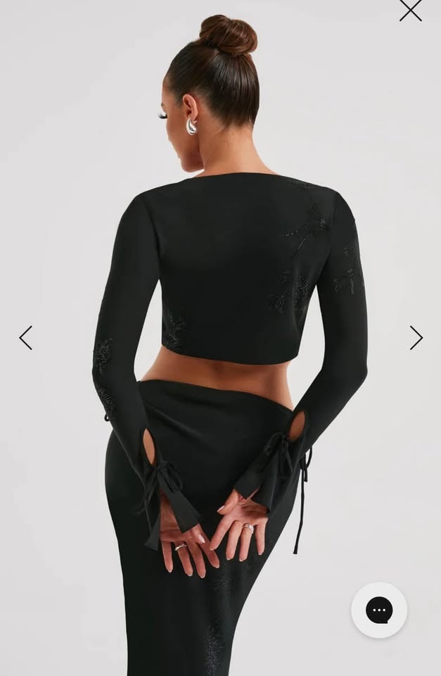 BabyBoo black maxi skirt set BNWT - photo 3