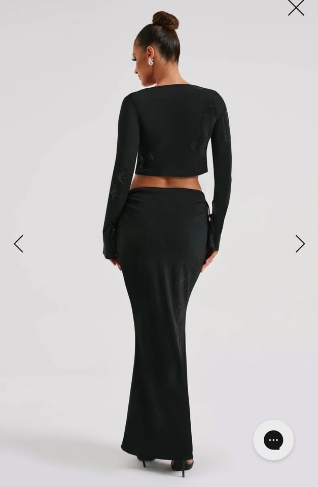 BabyBoo black maxi skirt set BNWT - photo 4