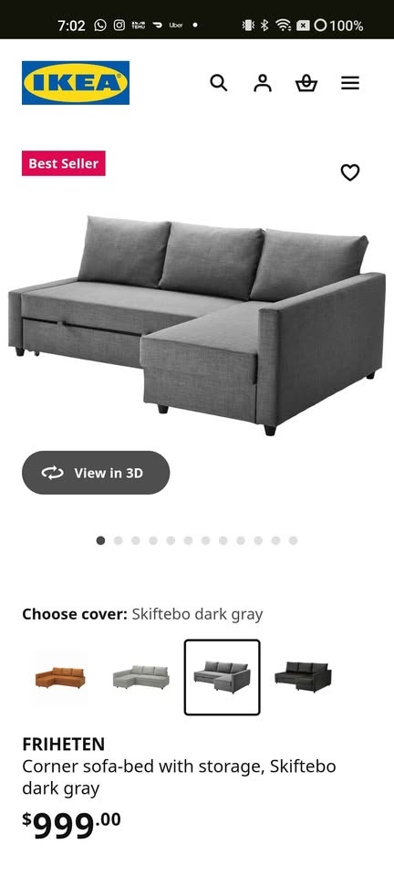 Pull out sofa bed with storage - photo 5