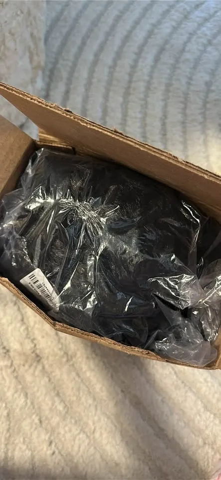 BNIB Black Faux Fur Coat image indicator(7)