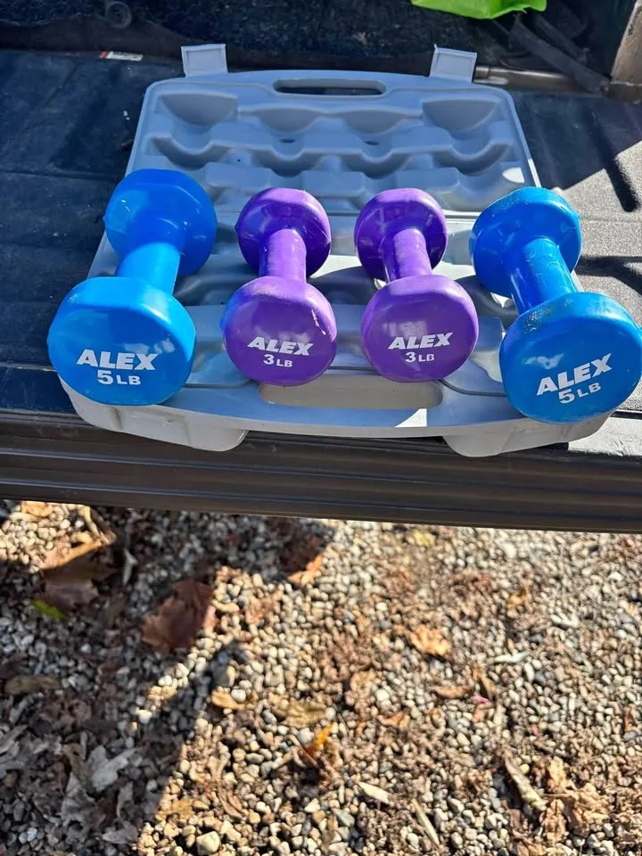 16 pound dumbbells training set