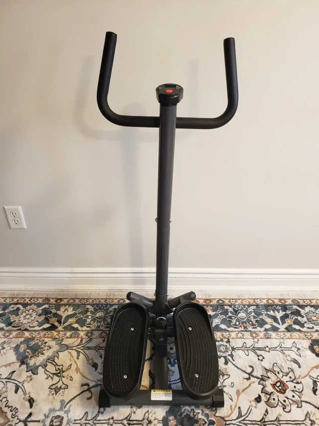 Fitness Twist Stepper with Monitor and Handlebar